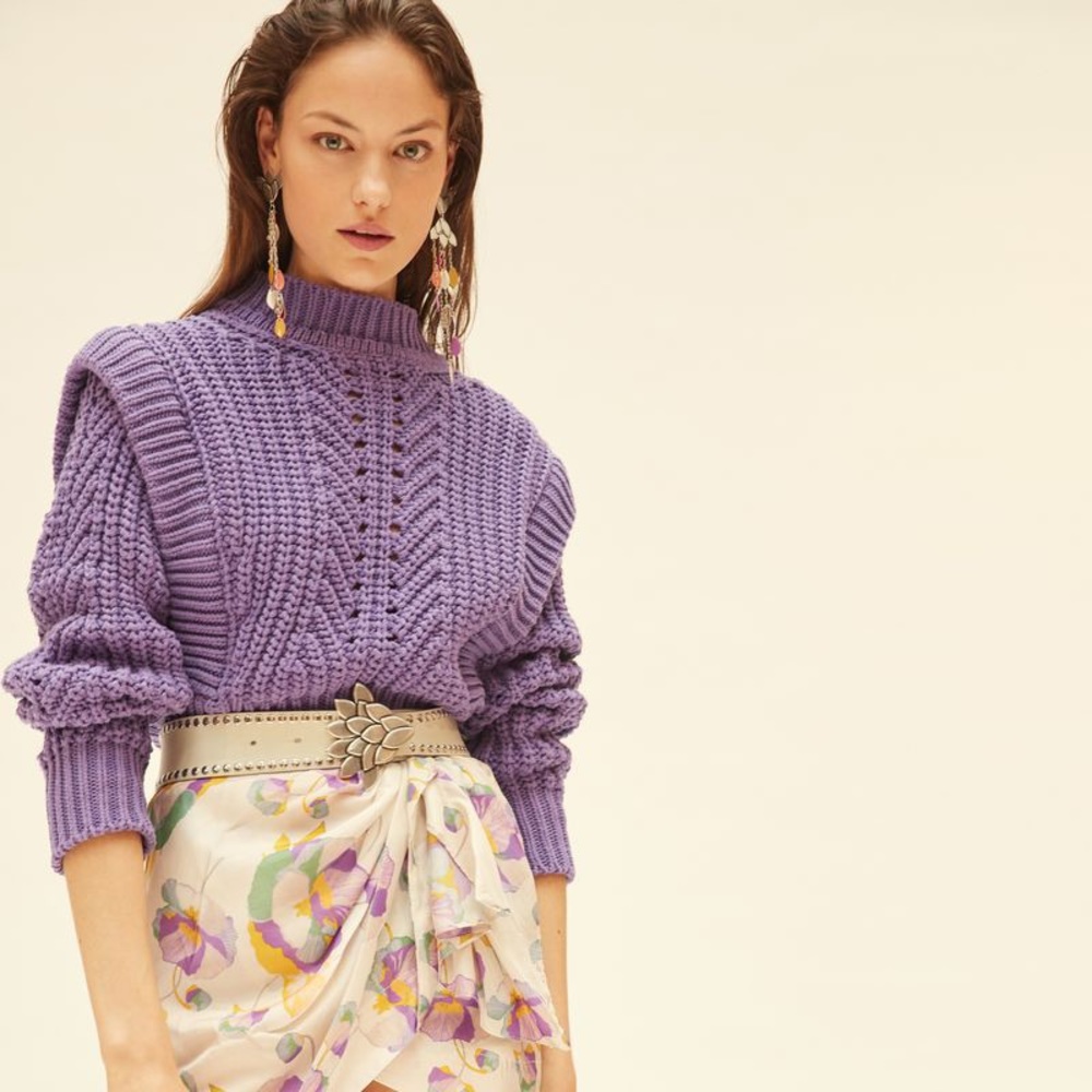 Isabel Marant Lilac Purple Knit Sweater